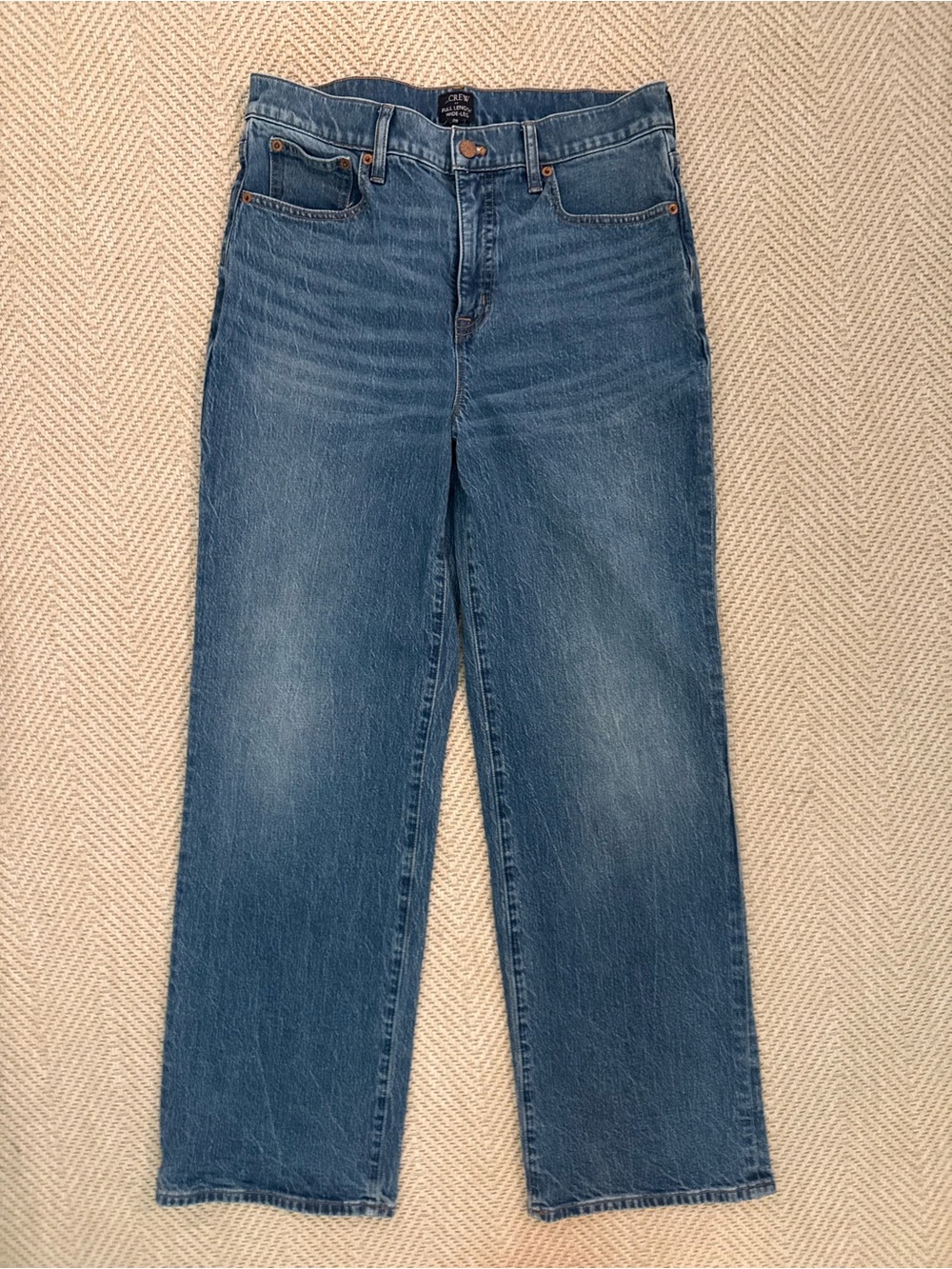 J. Crew Straight-Leg Women's Jeans - Medium Blue Wash